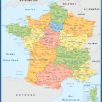 Carte magnétique France plastifiée Nouvelles Regions