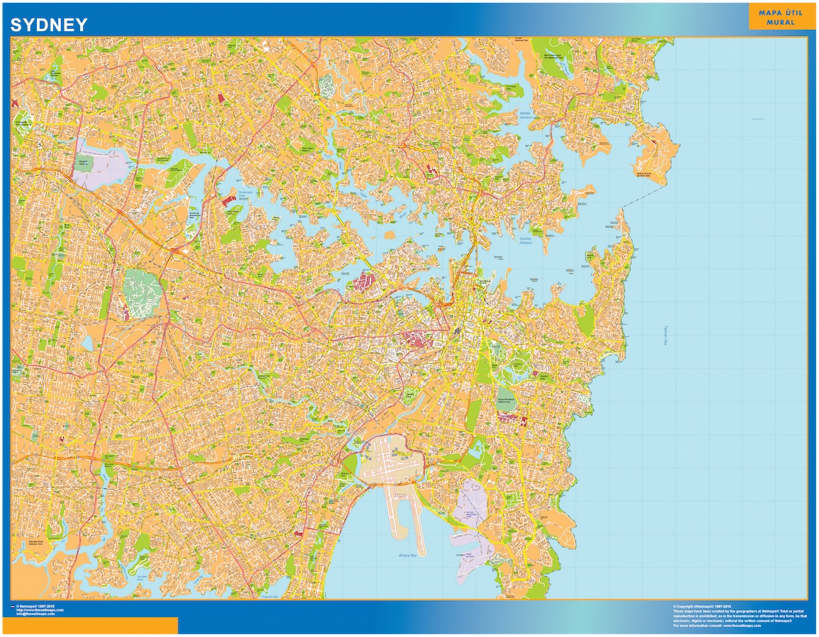 Mapa Sydney Australie Magnetique Cartes Magnetiques France Et Monde